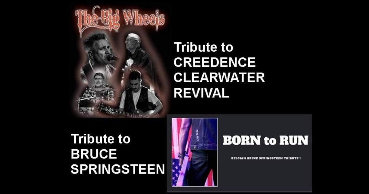BIG WHEELS  plays CREEDENCE CLEAR. REV. + BORN TO RUN plays B. SPRINGSTEEN