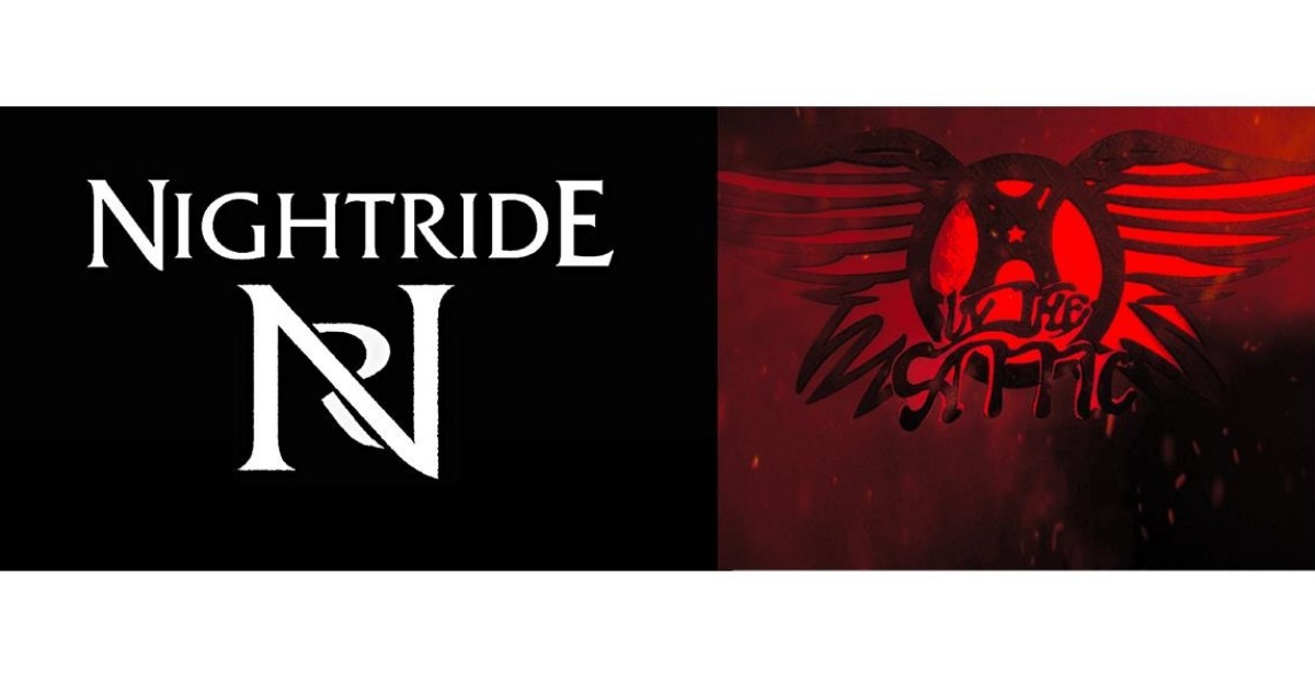 NIGHTRIDE (B)  +  IN THE ATTIC  plays AEROSMITH