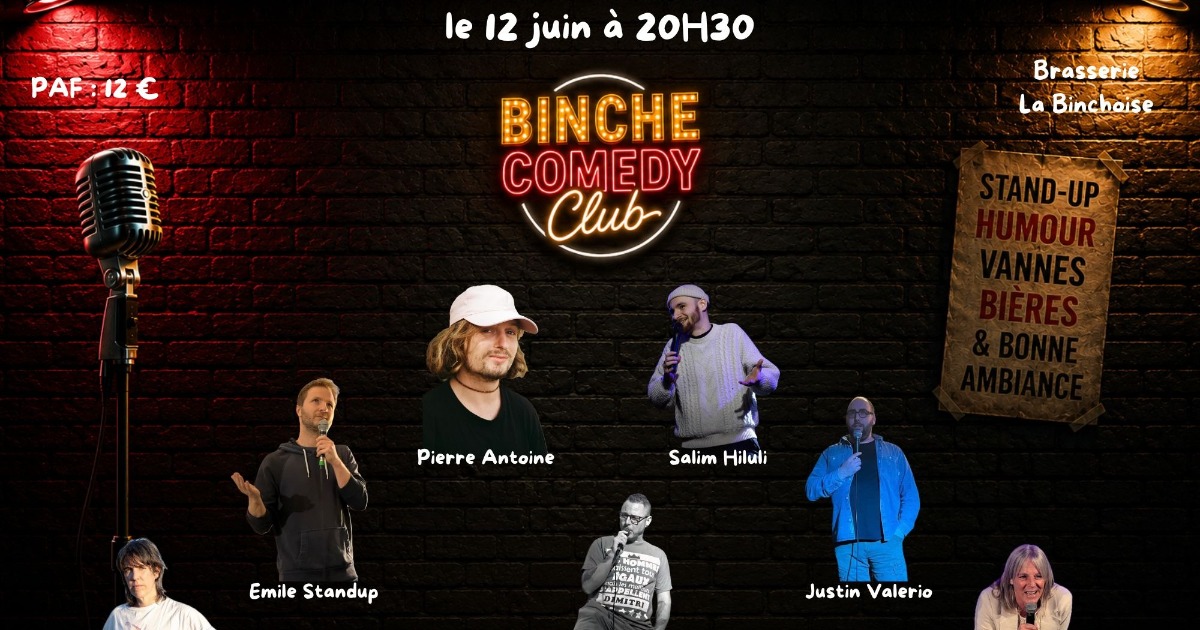 Binche Comedy Club : Saison 2 - Plateau 5