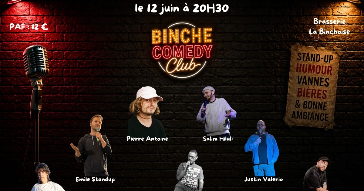 Binche Comedy Club : Saison 2 - Plateau 5